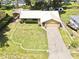 Aerial view of house, yard, and driveway at 26 Juniper Pass Ln, Ocala, FL 34480