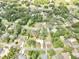 Aerial view showing single-story house and neighborhood at 26 Juniper Pass Ln, Ocala, FL 34480