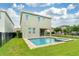 Private pool and spa in backyard at 7694 Graben St, Kissimmee, FL 34747