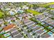 Aerial view of home and community, showing neighborhood pools at 7694 Graben St, Kissimmee, FL 34747