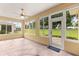 Relaxing screened porch overlooking the backyard at 9823 Sw 95Th Loop, Ocala, FL 34481