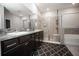 Bathroom boasts double sinks, soaking tub, and shower at 8314 Sw 59Th Ter, Ocala, FL 34476
