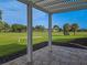 View from patio showing a lush green golf course at 9240 Se 128Th Ln, Summerfield, FL 34491