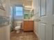 Clean bathroom with shower/tub combo and vanity at 9240 Se 128Th Ln, Summerfield, FL 34491