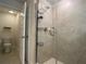 Bathroom with walk-in shower and toilet at 4426 Nw 2Nd Ct, Ocala, FL 34475