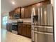 Modern kitchen with stainless steel appliances and ample counter space at 4426 Nw 2Nd Ct, Ocala, FL 34475