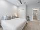Comfortable bedroom with a queen-size bed and closet at 1620 Nw 73Rd Ter, Ocala, FL 34482