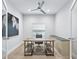 Bright home office with built-in desk and storage at 1620 Nw 73Rd Ter, Ocala, FL 34482