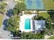 Community pool, tennis courts, and parking at 21389 Sw 102Nd Street Rd, Dunnellon, FL 34431