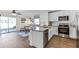 Modern kitchen with stainless steel appliances and granite countertops at 6595 Sw 81St Loop, Ocala, FL 34476