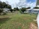 View of backyard with chain link fence at 8750 Sw 116Th Place Rd, Ocala, FL 34481