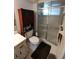 Clean bathroom with vanity, toilet and shower at 8750 Sw 116Th Place Rd, Ocala, FL 34481