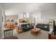 Open concept living room with a view of the kitchen and dining area at 11196 Ne 227Th Place Rd, Fort Mc Coy, FL 32134