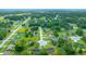Aerial view of the house and surrounding neighborhood at 25 Cedar Ter, Ocala, FL 34472