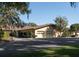 Attached two-car garage with double doors at 12750 W Highway 40, Ocala, FL 34481