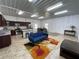Modern kitchen with island and stainless steel appliances at 9526 Sw 72Nd Ct, Ocala, FL 34476