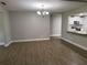 Dining area with hardwood floors and view of kitchen at 9526 Sw 72Nd Ct, Ocala, FL 34476