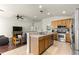 Kitchen boasts stainless steel appliances and an island at 5676 Sw 40Th Pl, Ocala, FL 34474