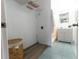 Clean bathroom with shower, linen closet, and new flooring at 1331 Se 169Th Terrace Rd, Silver Springs, FL 34488
