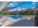 Relaxing pool and spa area with covered patio at 5615 Nw 202Nd Pl, Mc Intosh, FL 32664