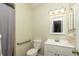 Clean bathroom with a shower/tub combo and white vanity at 5456 Nw 64Th St, Ocala, FL 34482