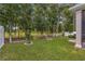 Landscaped backyard with trees and grassy lawn at 7867 Sw 74Th Loop, Ocala, FL 34481