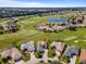 Aerial view of house on golf course community at 12333 Se 177Th Loop, Summerfield, FL 34491