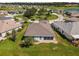 Aerial view of the house and surrounding golf course at 12333 Se 177Th Loop, Summerfield, FL 34491