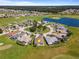 Aerial view showcasing the home's location at 12333 Se 177Th Loop, Summerfield, FL 34491