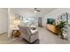 Open living room with light tile floors and comfortable seating at 9357 Sw 82Nd Ter # B, Ocala, FL 34481