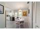 White round dining table with four chairs, kitchen view at 9357 Sw 82Nd Ter # B, Ocala, FL 34481