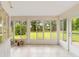 Bright sunroom with tiled floor and access to backyard at 9357 Sw 82Nd Ter # B, Ocala, FL 34481