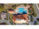 Aerial view of community clubhouse and pool area at 9357 Sw 82Nd Ter # B, Ocala, FL 34481