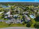 Aerial view of the condo and community pool at 551 Fairways Dr # A, Ocala, FL 34472