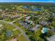 Aerial view highlighting condo location near golf course at 551 Fairways Dr # A, Ocala, FL 34472