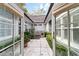 Relaxing courtyard with hot tub and lush landscaping at 7819 Se 12Th Cir, Ocala, FL 34480