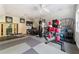 Fully equipped home gym featuring various exercise machines and a sauna at 7819 Se 12Th Cir, Ocala, FL 34480