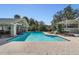 Large pool with spa and adjacent patio at 1218 Se 11Th St, Ocala, FL 34471