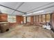 Unfinished garage with brick walls and ample storage space at 1218 Se 11Th St, Ocala, FL 34471