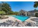 Inviting pool area with lounge chairs and brick patio at 1218 Se 11Th St, Ocala, FL 34471