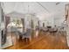 Bright living room with hardwood floors, fireplace, and comfortable seating at 1218 Se 11Th St, Ocala, FL 34471
