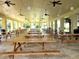 Large covered picnic pavilion with numerous picnic tables at 13166 Se 86Th Cir, Summerfield, FL 34491