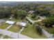 Aerial view showing a home's location in a quiet residential neighborhood at 2810 Se 8Th St, Ocala, FL 34471