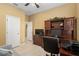 Home office with built-in desk and ample storage at 11703 Se 91St Cir, Summerfield, FL 34491