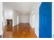 Bright living room with hardwood floors and fireplace at 6042 Topsail Rd, Lady Lake, FL 32159