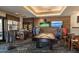 Game room with a pool table and golf/sports apparel displays at 4111 Nw 48Th Terrace Rd, Ocala, FL 34482