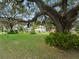 Landscaped yard with a large oak tree and house in background at 712 Sw 10Th Ave, Ocala, FL 34471