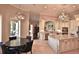 Gourmet kitchen with granite countertops, custom cabinetry, and high-end appliances at 1525 Se 59Th St, Ocala, FL 34480