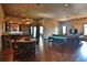 Game room with wet bar, pool table, and comfortable seating at 1525 Se 59Th St, Ocala, FL 34480