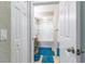 Bathroom with shower/tub combo and blue mats at 4555 Sw 52Nd Cir # 101, Ocala, FL 34474